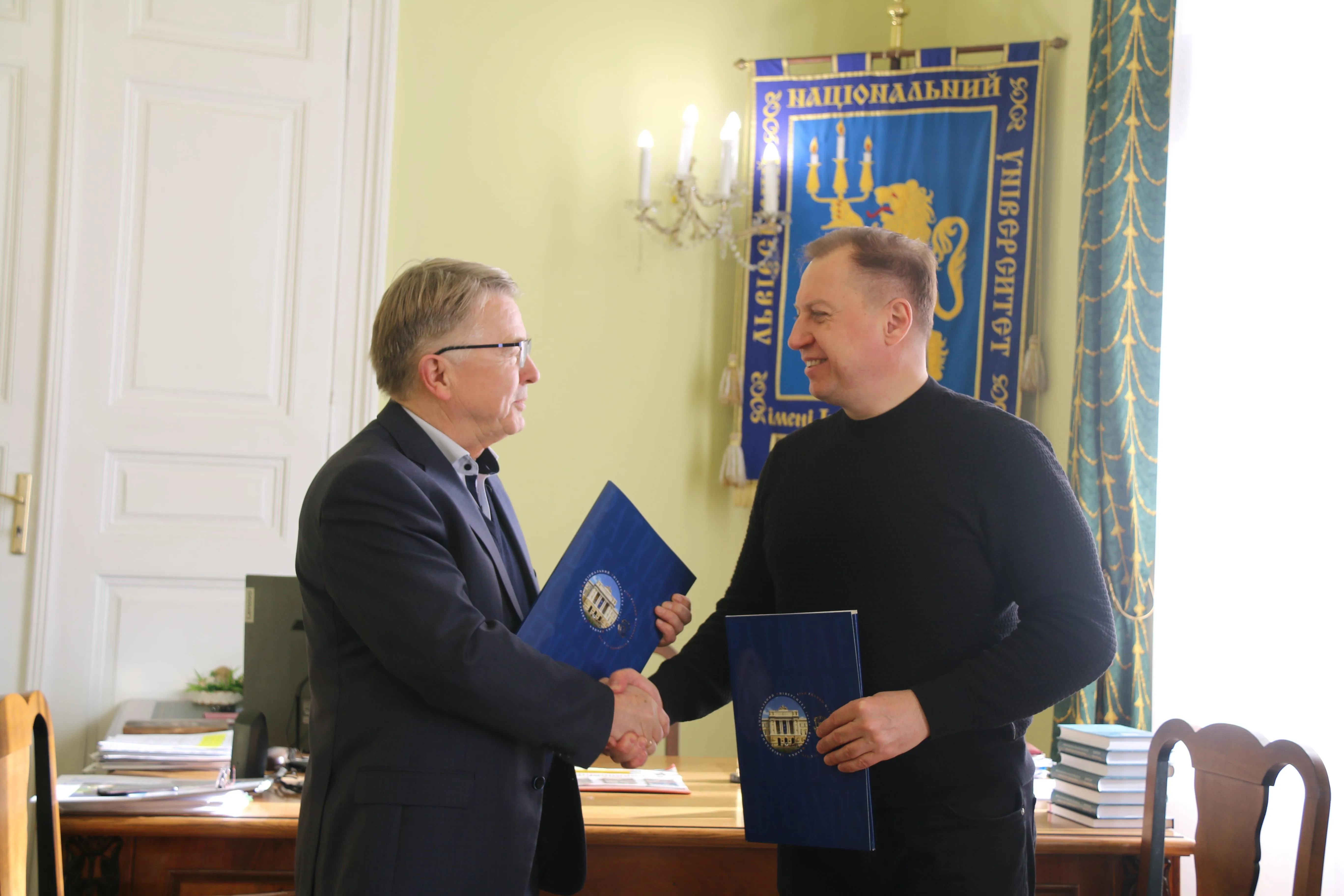 Зустріч делегації Національного авіаційного університету  та представників ЛНУ 26.02.2024